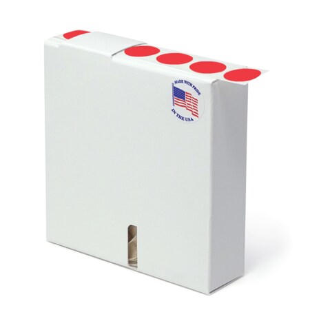 Nevs 3/4" Color Coding Dots Red - Roll Form DOT-34RL Red